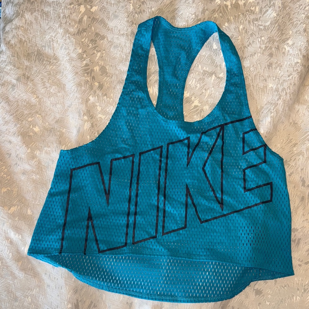 Nike Teal Mesh Racerback Tank